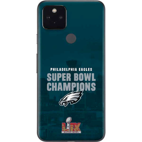 NFL Philadelphia Eagles Super Bowl LIX Champions Google Pixel 4a 5G Skin